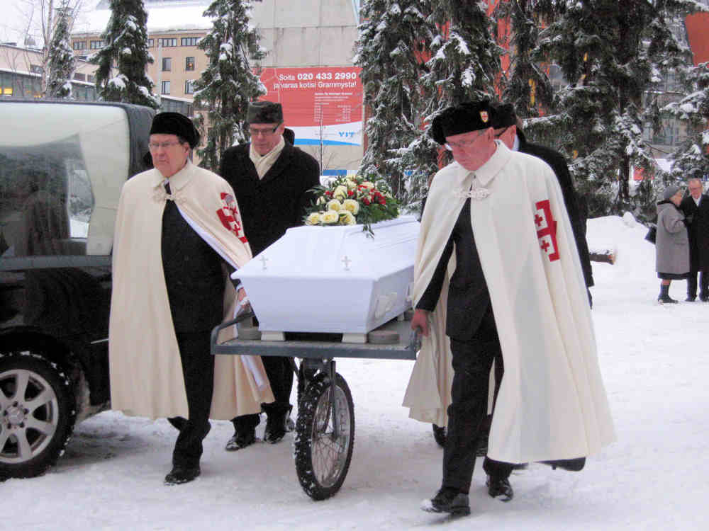 Klaus Castrenin hautajaiset
